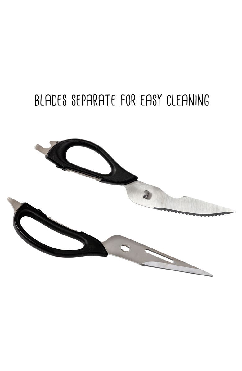 JOYCE CHEN Multi-Use Kitchen Shears, Alternate, color, Black