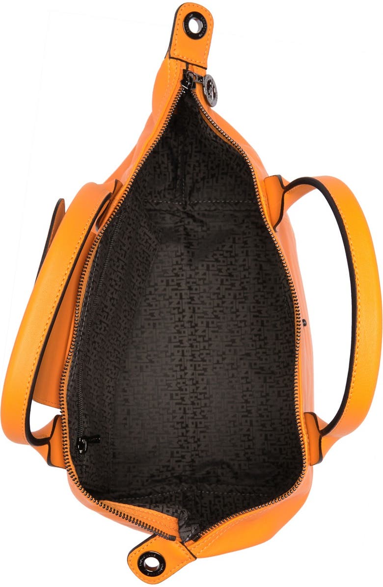 Longchamp Le Pliage Cuir Leather Top Handle Bag, Alternate, color,