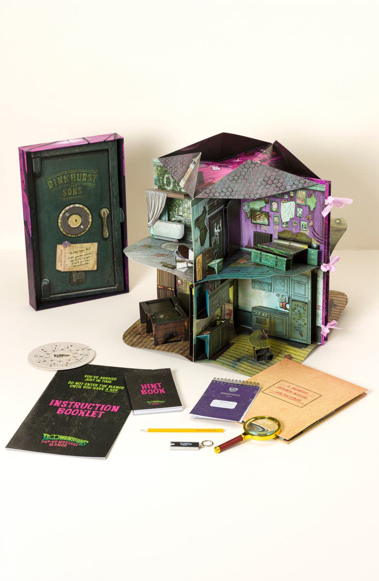 Uncommon Goods Pop-Up Mystery Escape Room Game, Alternate, color, Multi