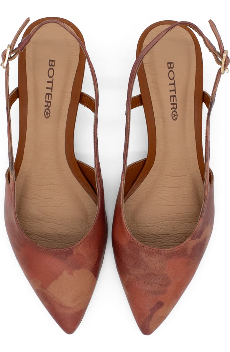 Bottero Botolivia Legacy Pointed Toe Slingback Pump, Alternate, color, Natural