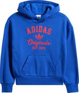 adidas Originals Kids' Varsity Cotton Blend Fleece Hoodie