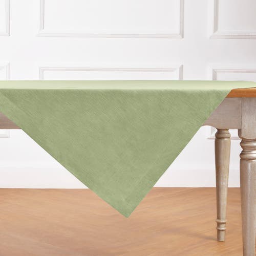 Solino Home Linen Table Throw In Green