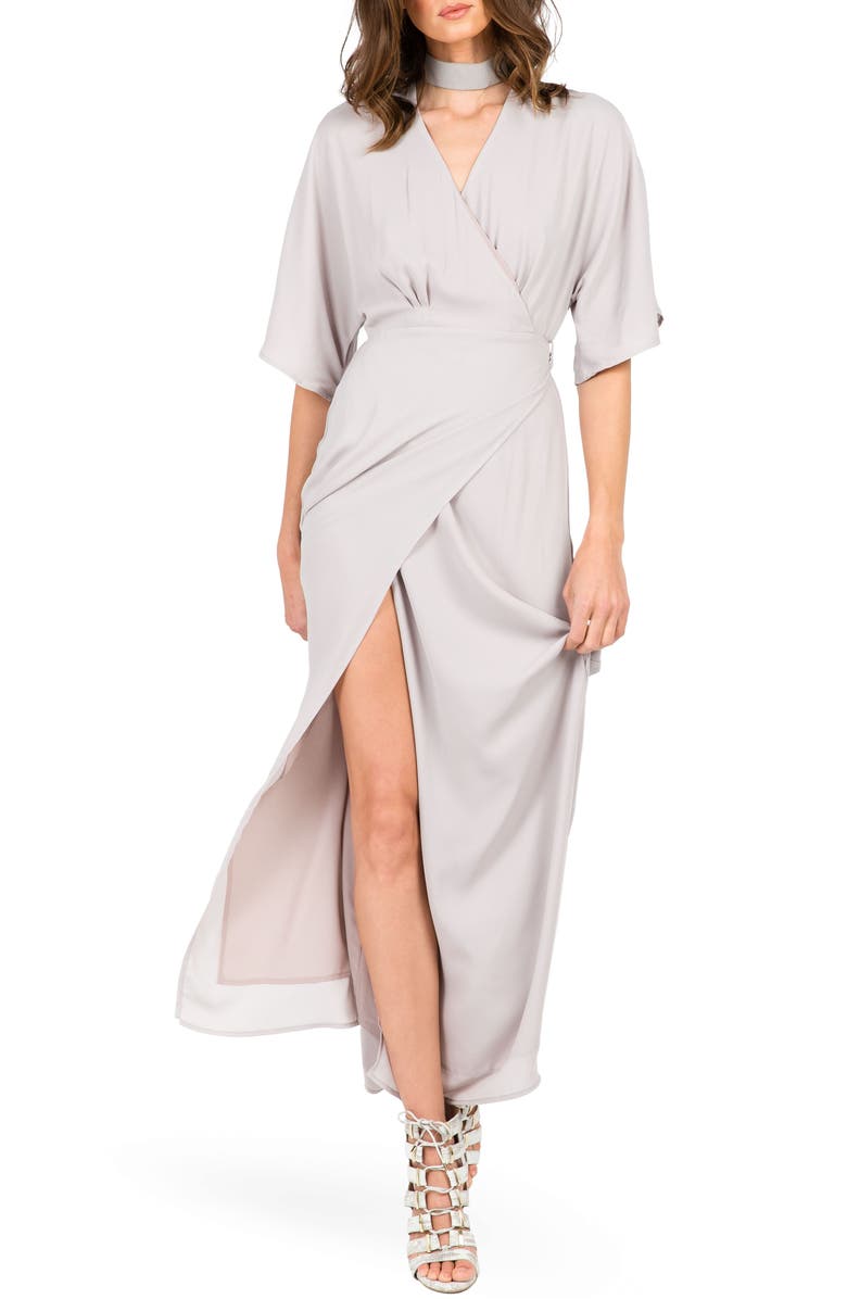 Standards & Practices Olivia Wrap Maxi Dress, Main, color, 