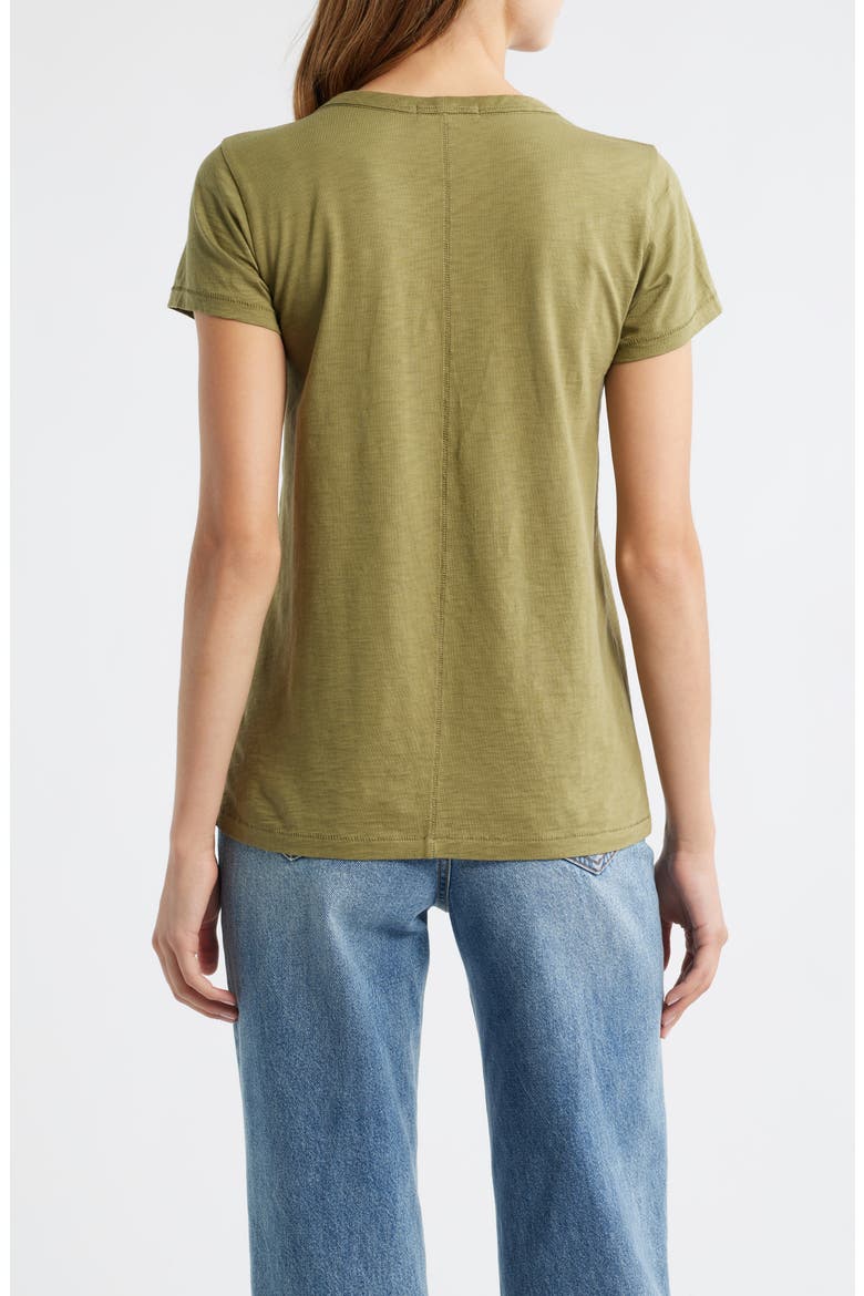 The Slub Cotton T-Shirt, Alternate, color, OLIVE