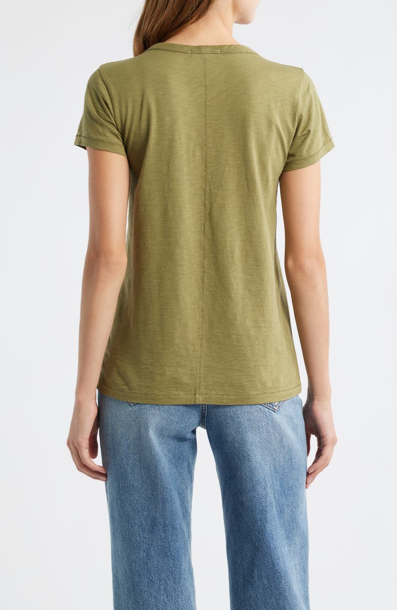 rag & bone The Slub Cotton T-Shirt, Alternate, color, Olive