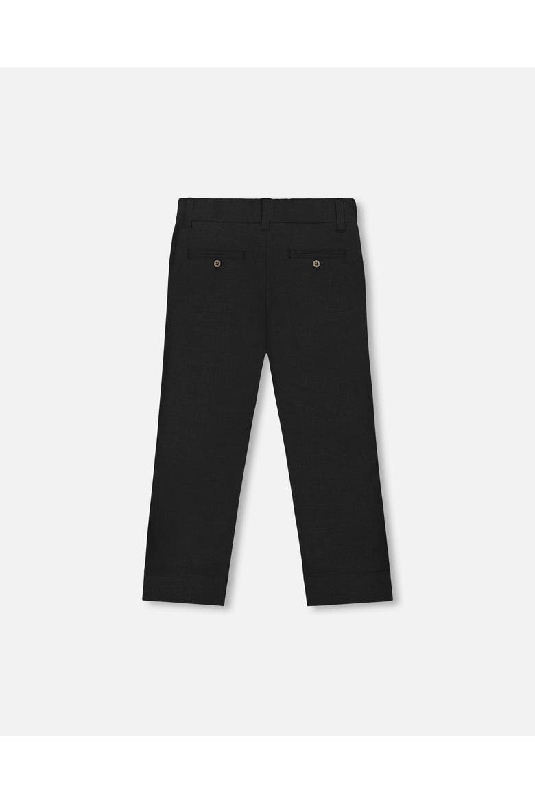Button and Zipper Classic Pants, Alternate, color, Black