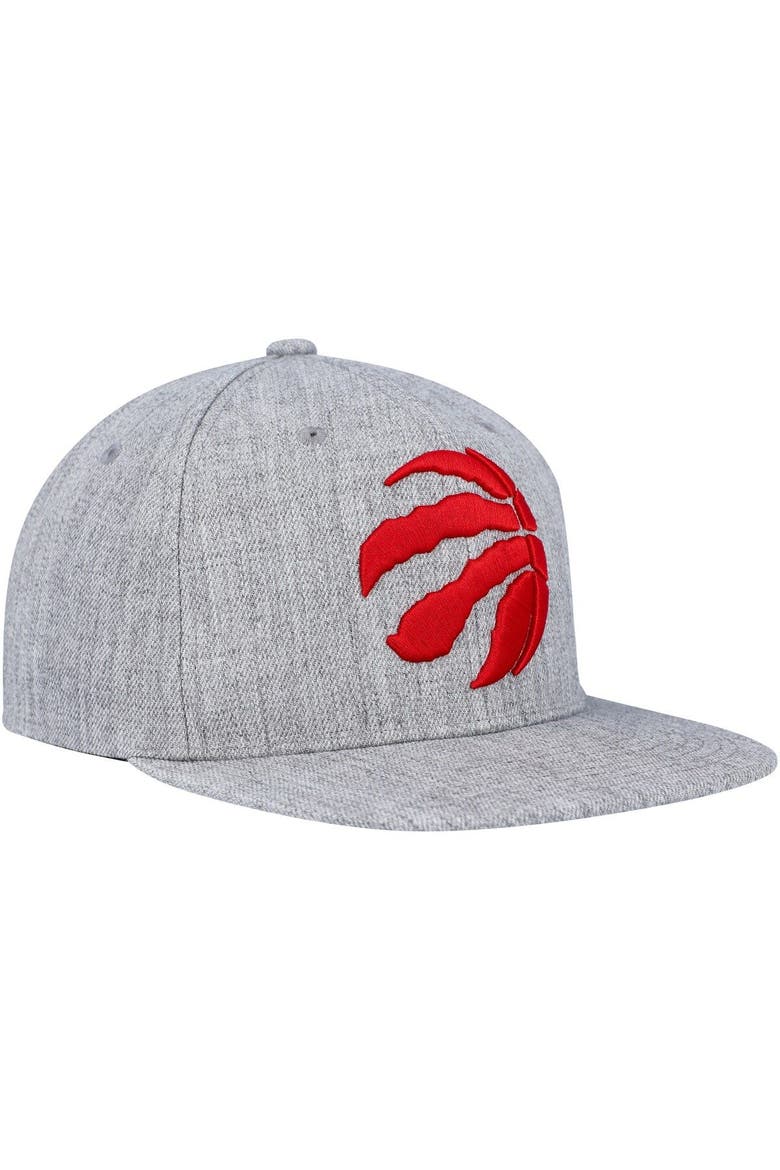 Men's Mitchell & Ness Heather Gray Toronto Raptors Hardwood Classics 2.0 Snapback Hat, Alternate, color, Heather Gray