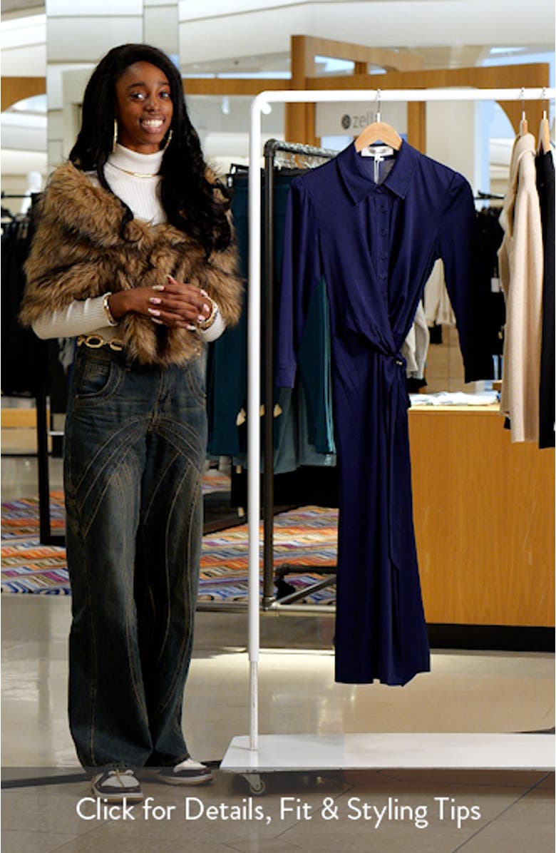 Sana Two Wrap Shirtdress, sales video thumbnail