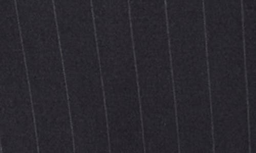 Mango Slim Fit Pinstripe Sport Coat In Dark Navy
