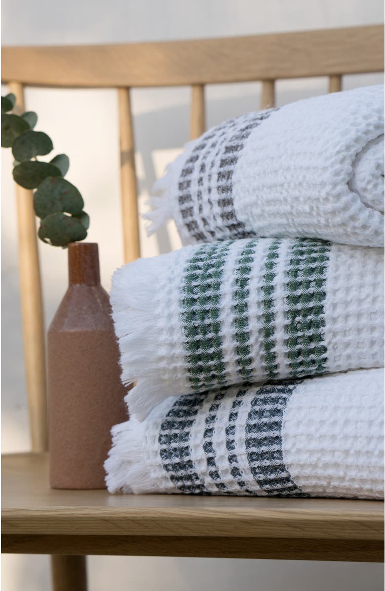 Mungo Organic Belgian Waffle Bath Sheet, Alternate, color, Ash