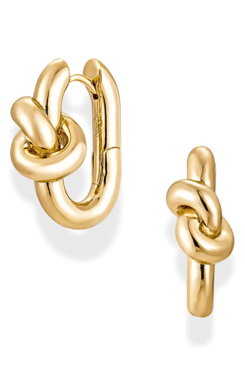 Karina Knot Hoop Earrings