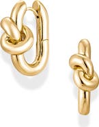 MOD + JO Karina Knot Hoop Earrings