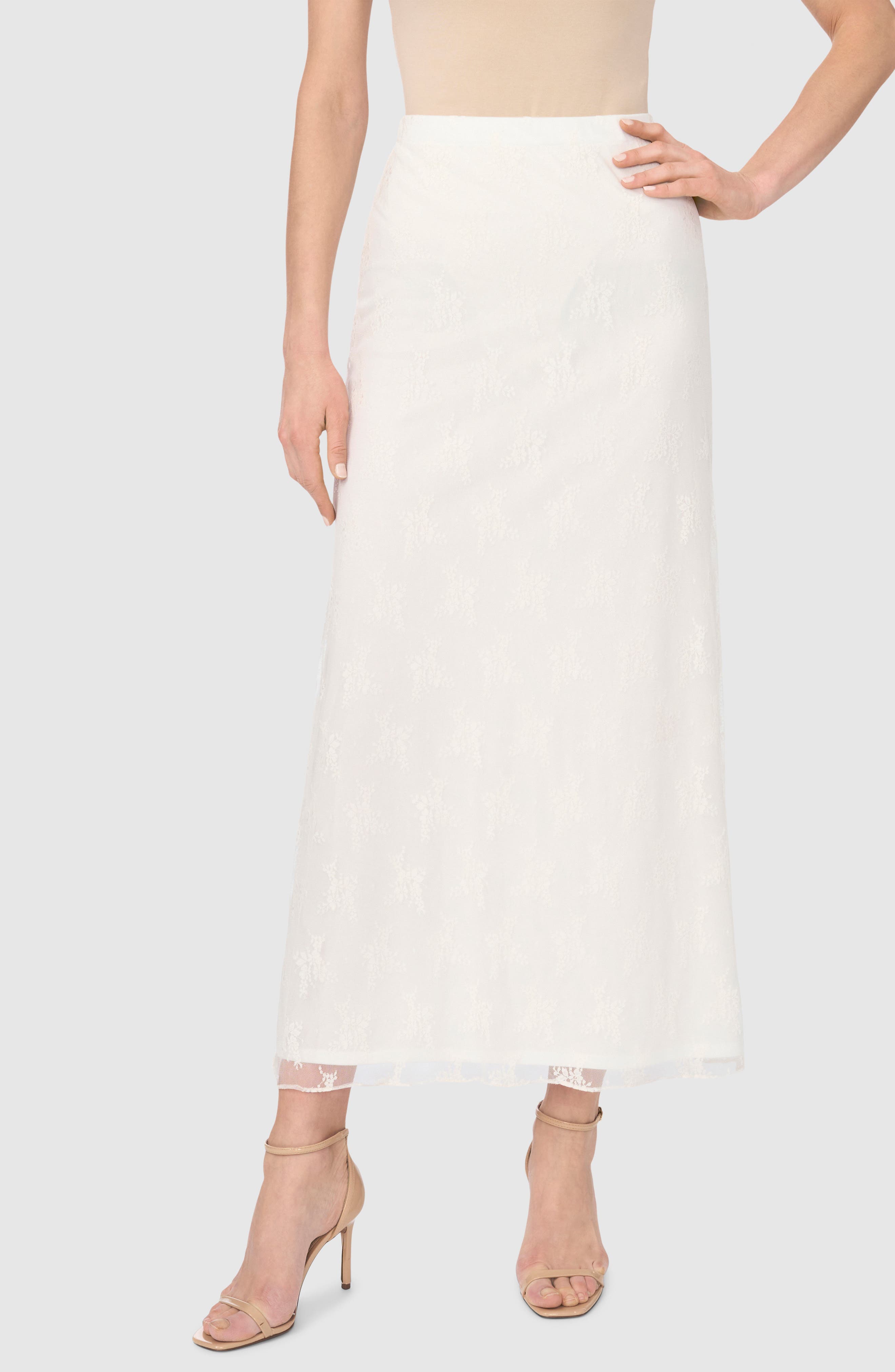 Parker Lace Column Skirt