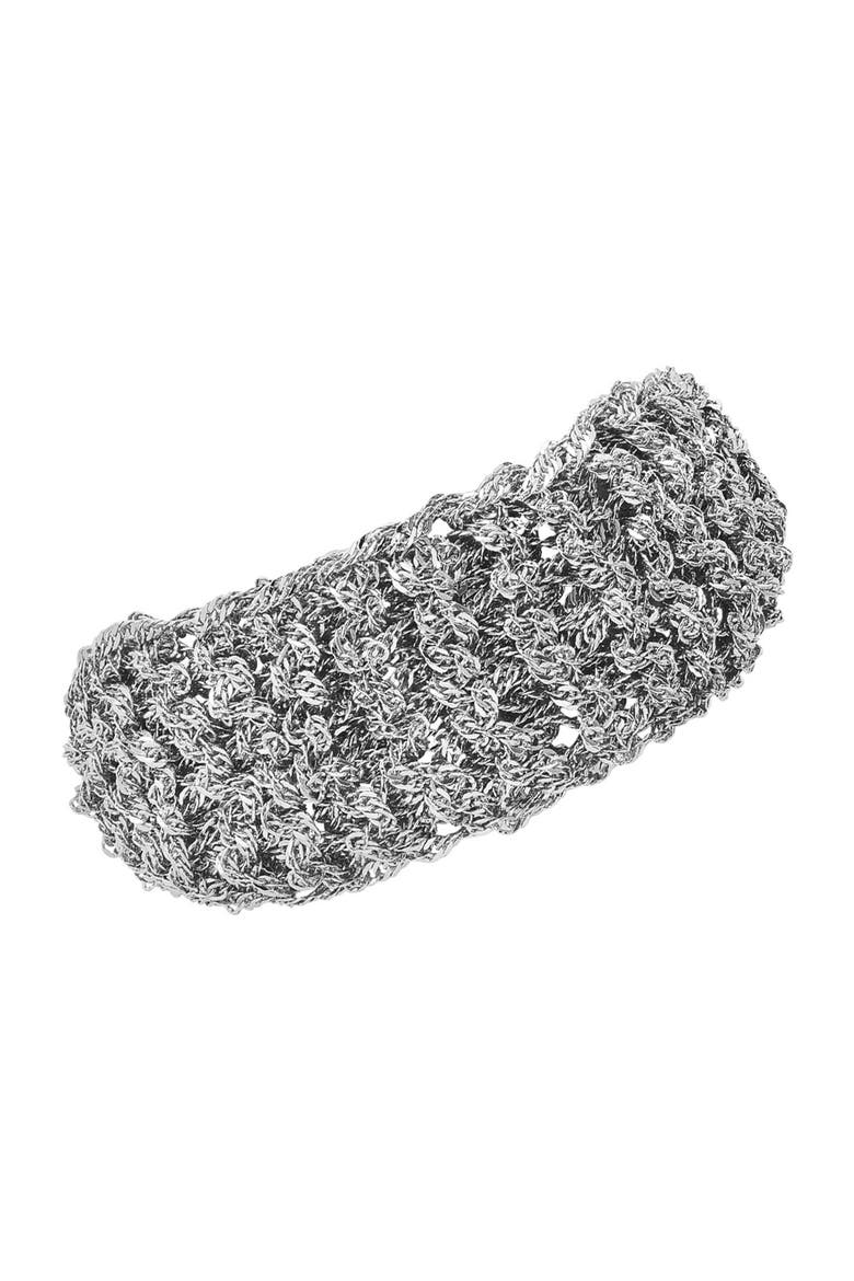 Multi Chain Bracelet, Alternate, color, METALLIC