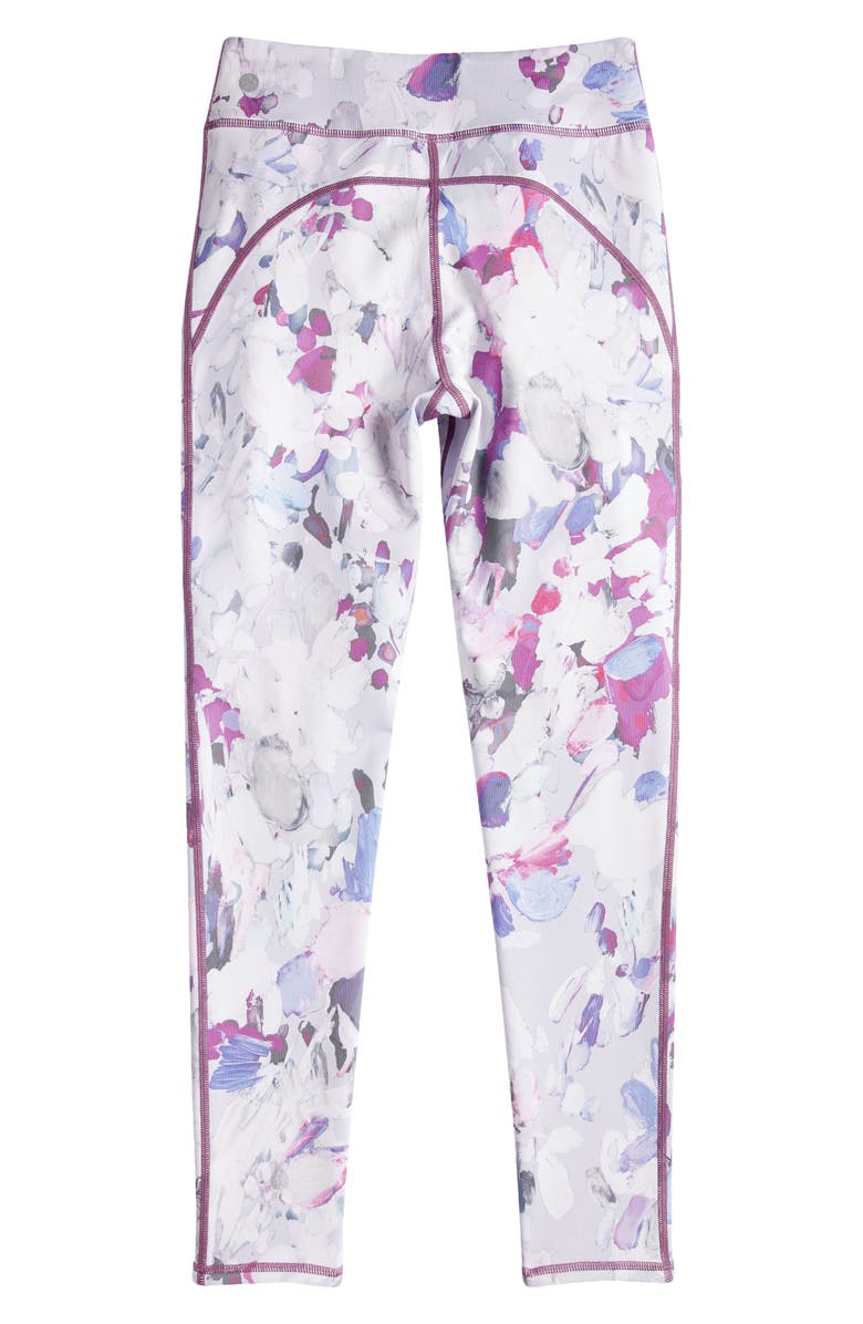 Zella Girl Live In Reversible Yoke Leggings, Alternate, color, 