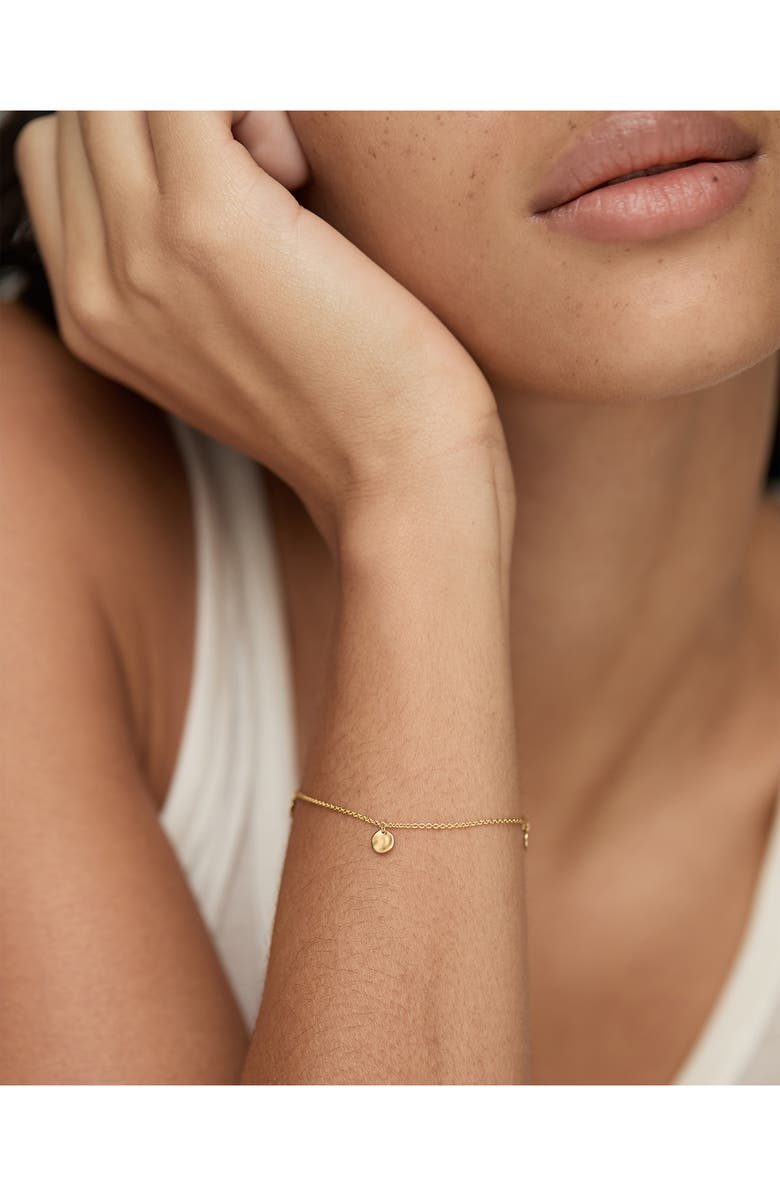 Monica Vinader Siren Muse Disc Chain Bracelet, Alternate, color, 18K Gold Vermeil