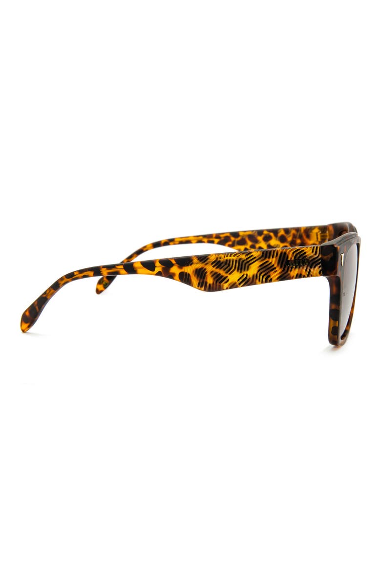 The Wave 50mm Square Sunglasses, Alternate, color, MATTE TORTOISE / BROWN