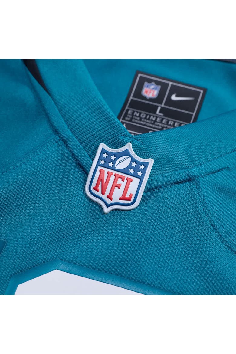 Men's Nike Brian Thomas Jr Teal Jacksonville Jaguars  Player Game Jersey, Alternate, color, Teal