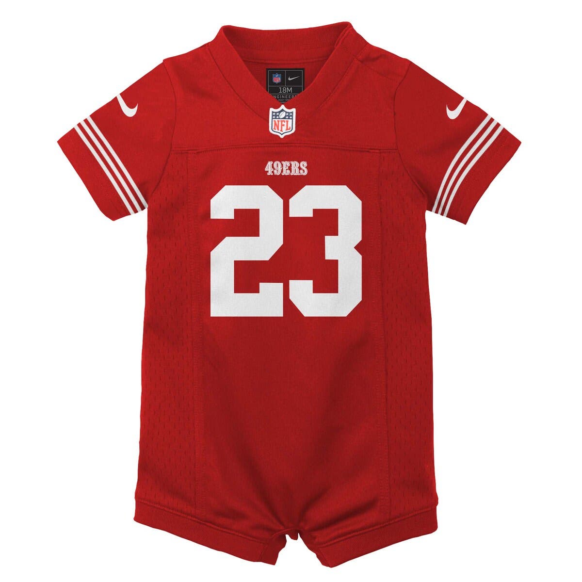 Nike Newborn & Infant Nike Christian McCaffrey Scarlet San