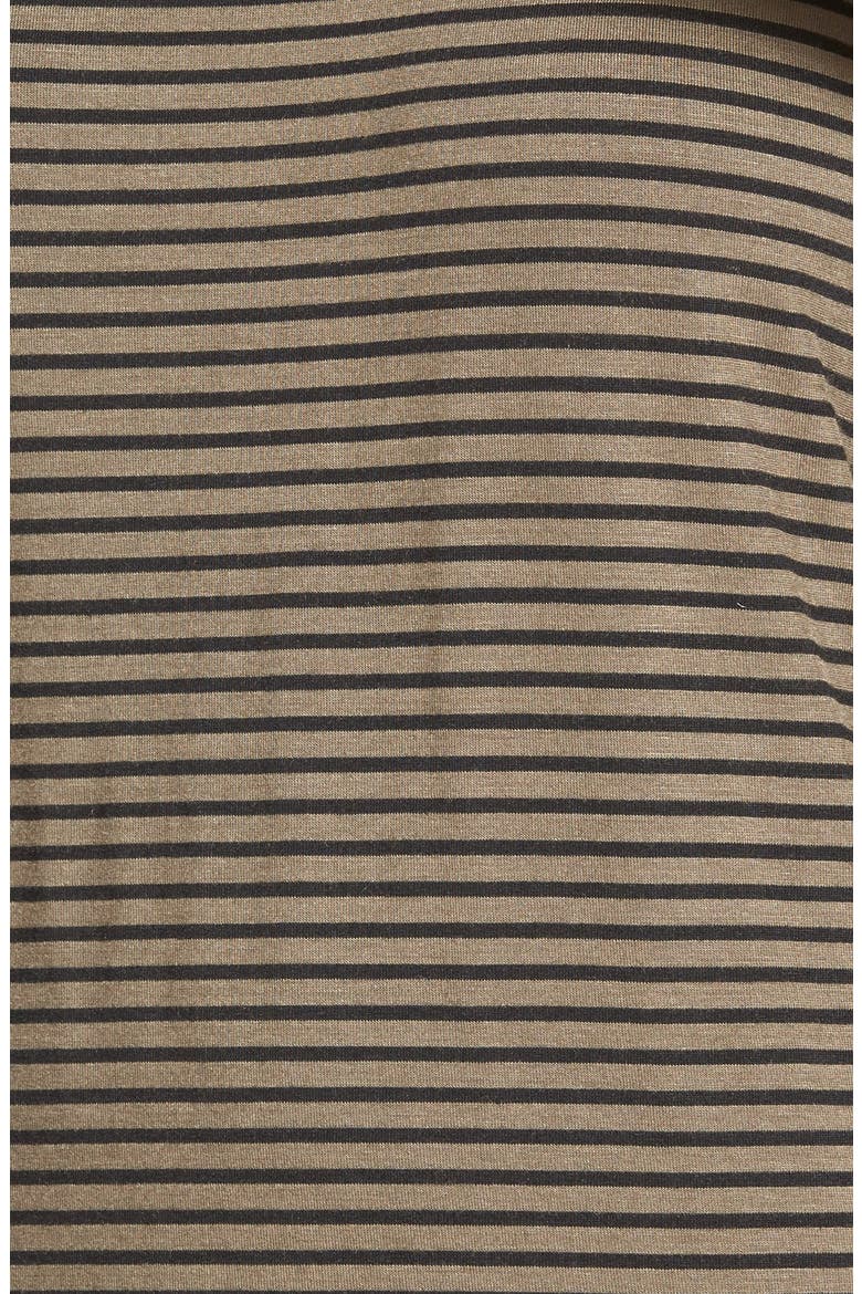 Long Sleeve Stripe Turtleneck, Alternate, color, OLIVE BURNT TAWNY STRIPE