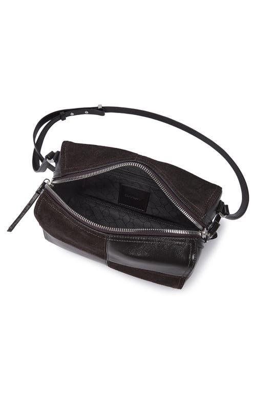 Oryany New Diner Quilted Leather Crossbody Bag In Dark Chocolate
