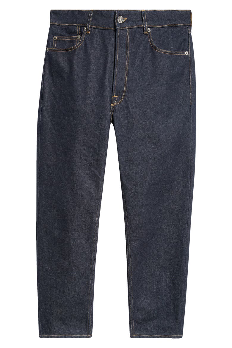 Journey Happy Tapered Leg Jeans, Alternate, color, DARK BLUE