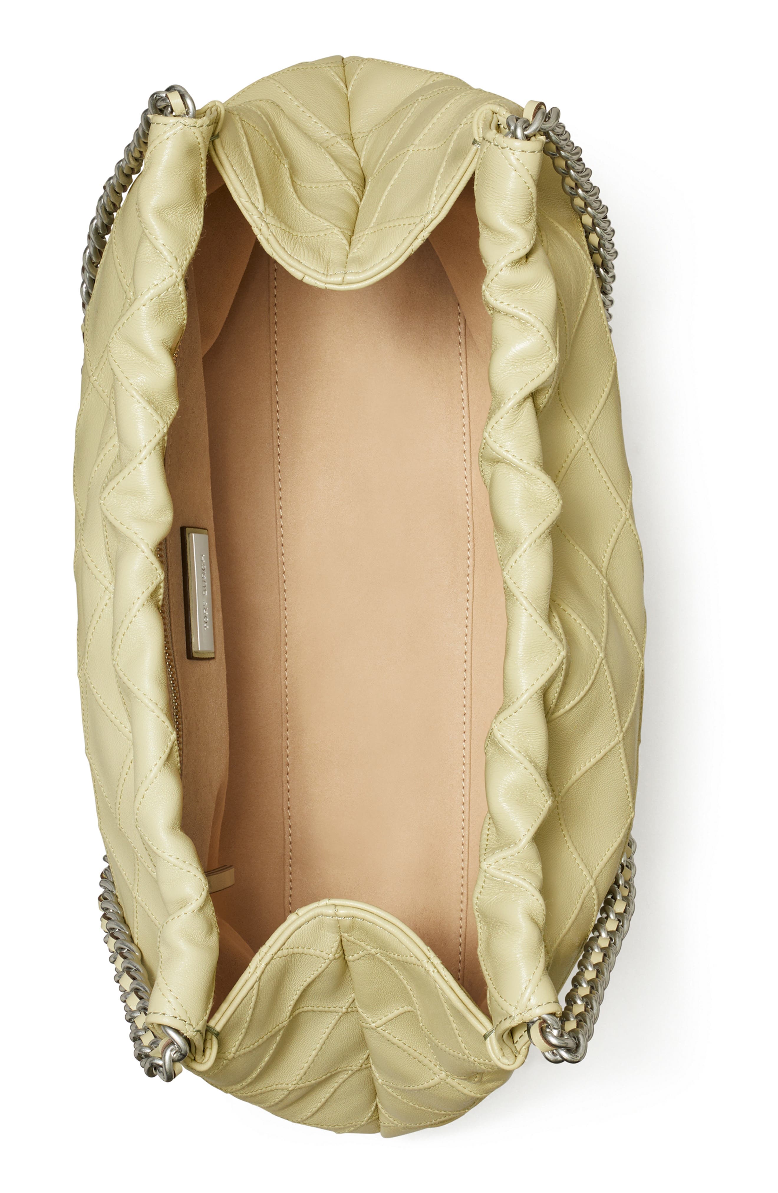 Fleming Soft Quilted Leather Hobo Bag, Alternate, color, OLIVE SPRIG