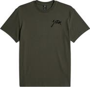 G-STAR Script Organic Cotton Graphic T-Shirt