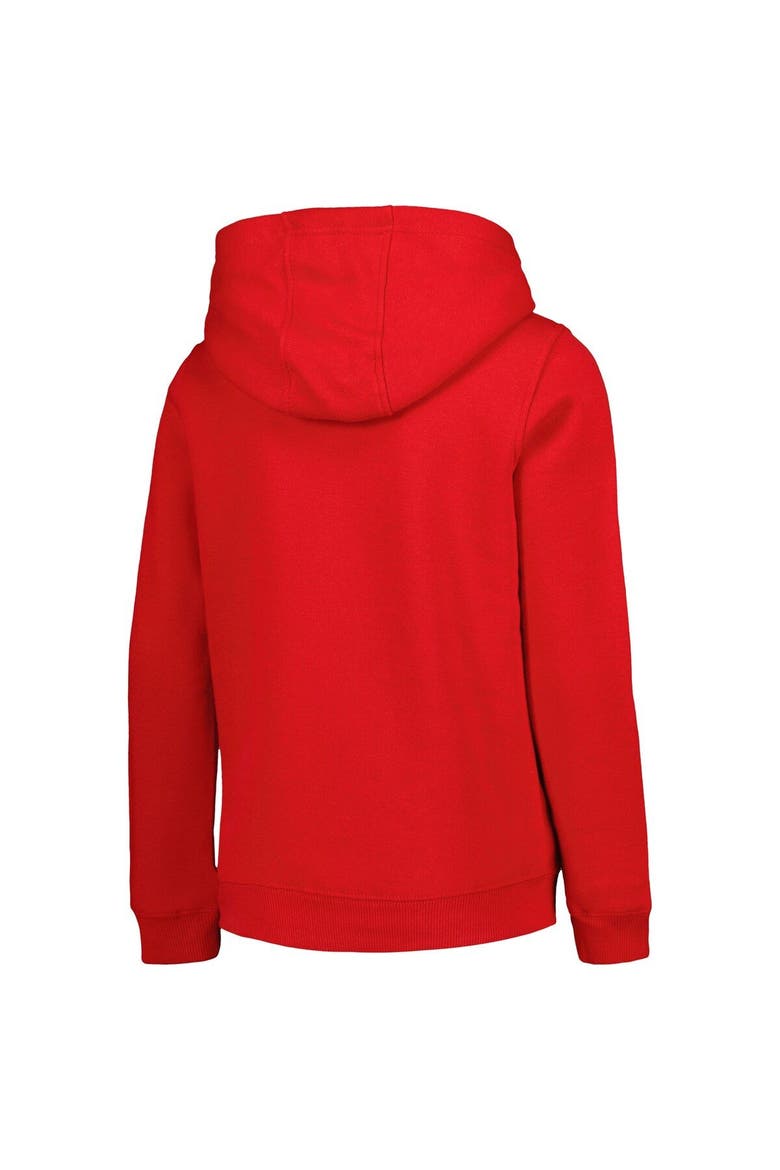 Youth Red St. Louis Cardinals Team Primary Logo Pullover Hoodie, Alternate, color, Red