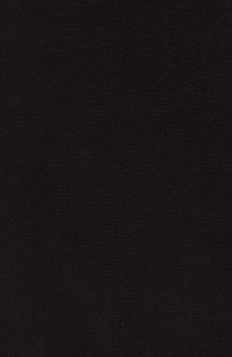 Ellen Tracy Pleated Trench Coat, Alternate, color, Black