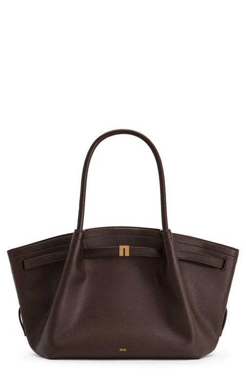 Medium Hana Faux Leather Tote