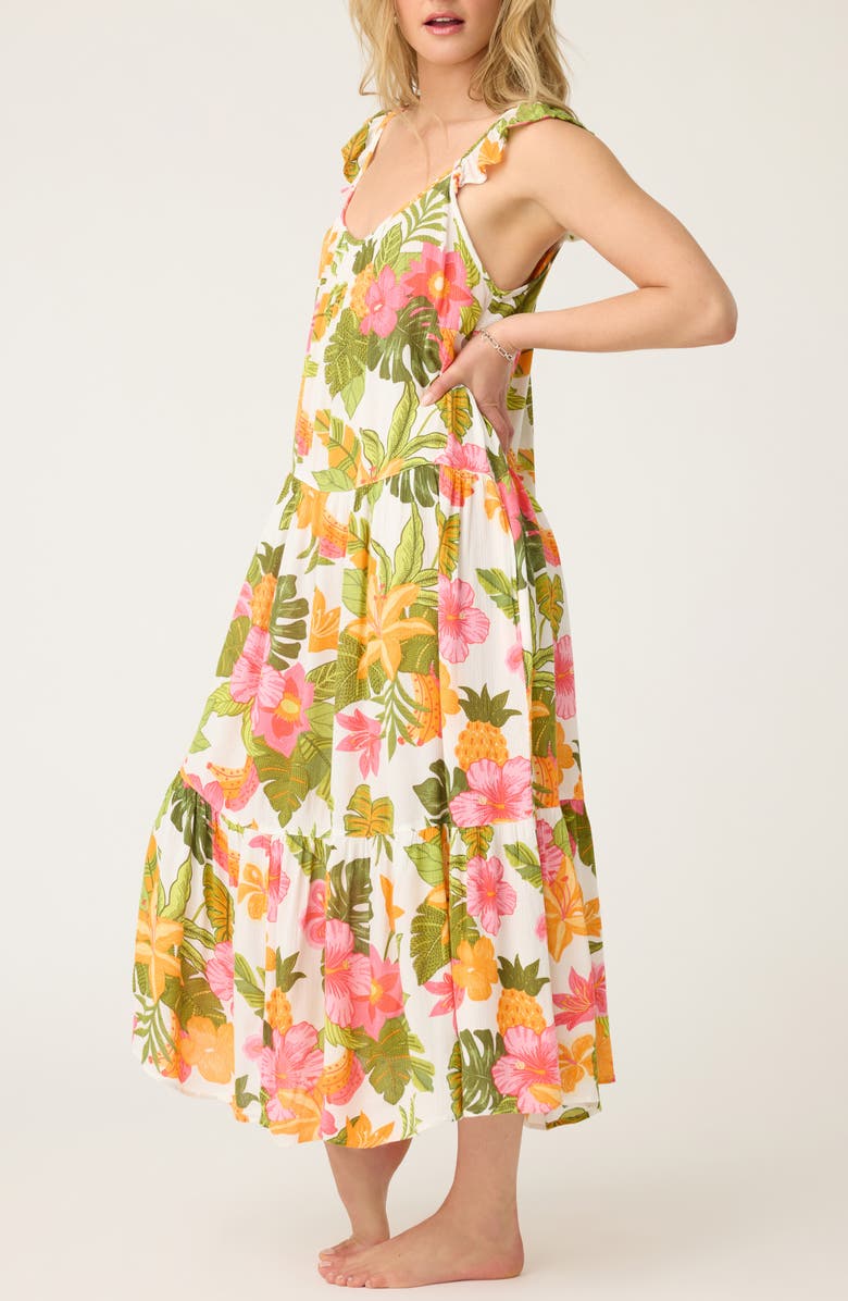 PJ Salvage Copacabana Print Gauze Nightgown, Alternate, color,