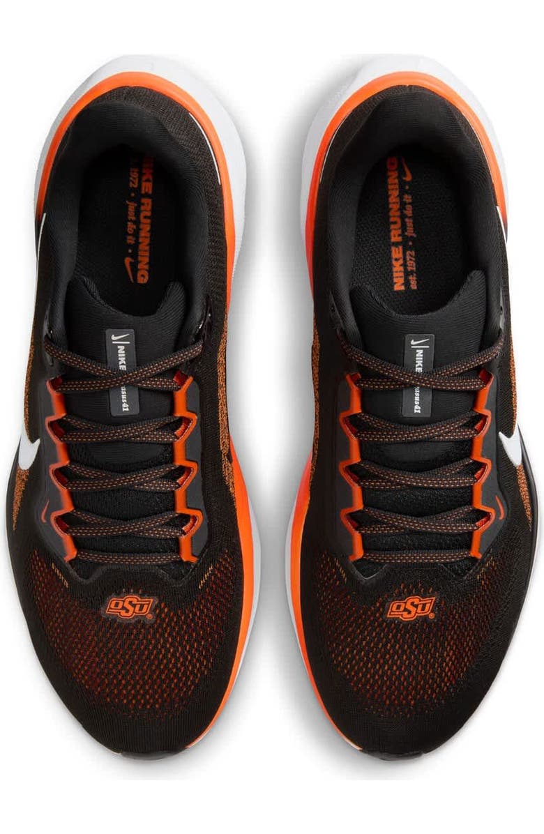 Nike Unisex Nike Black Oklahoma State Cowboys Zoom Pegasus 41 Running Shoes, Alternate, color, Black