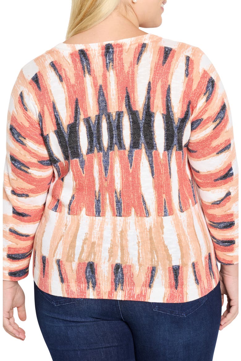 Cotton Blend Slub Sweater, Alternate, color, BLUE MULTI
