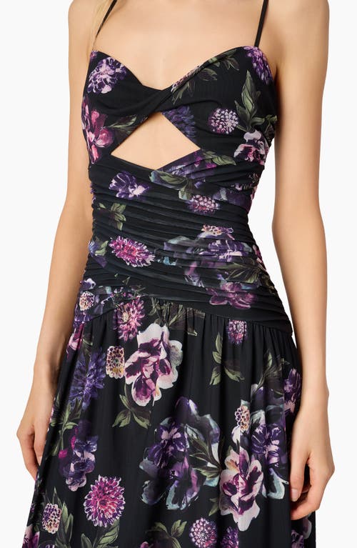 Cami Nyc Tashi Floral Mesh Maxi Dress In Multi