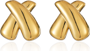 Kellery Bond Sculpture Gold Earrings