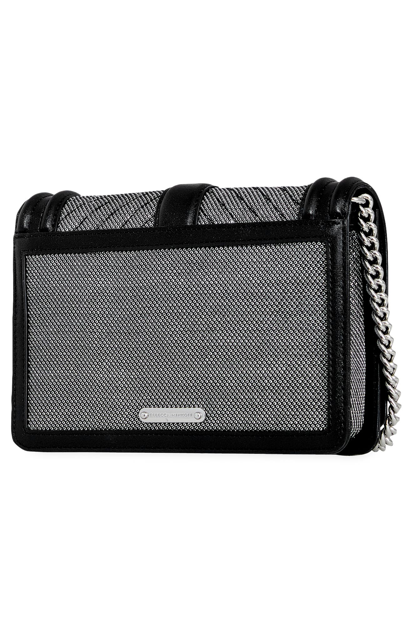 Rebecca Minkoff Small Chevron Quilted Love Crossbody, Alternate, color, 