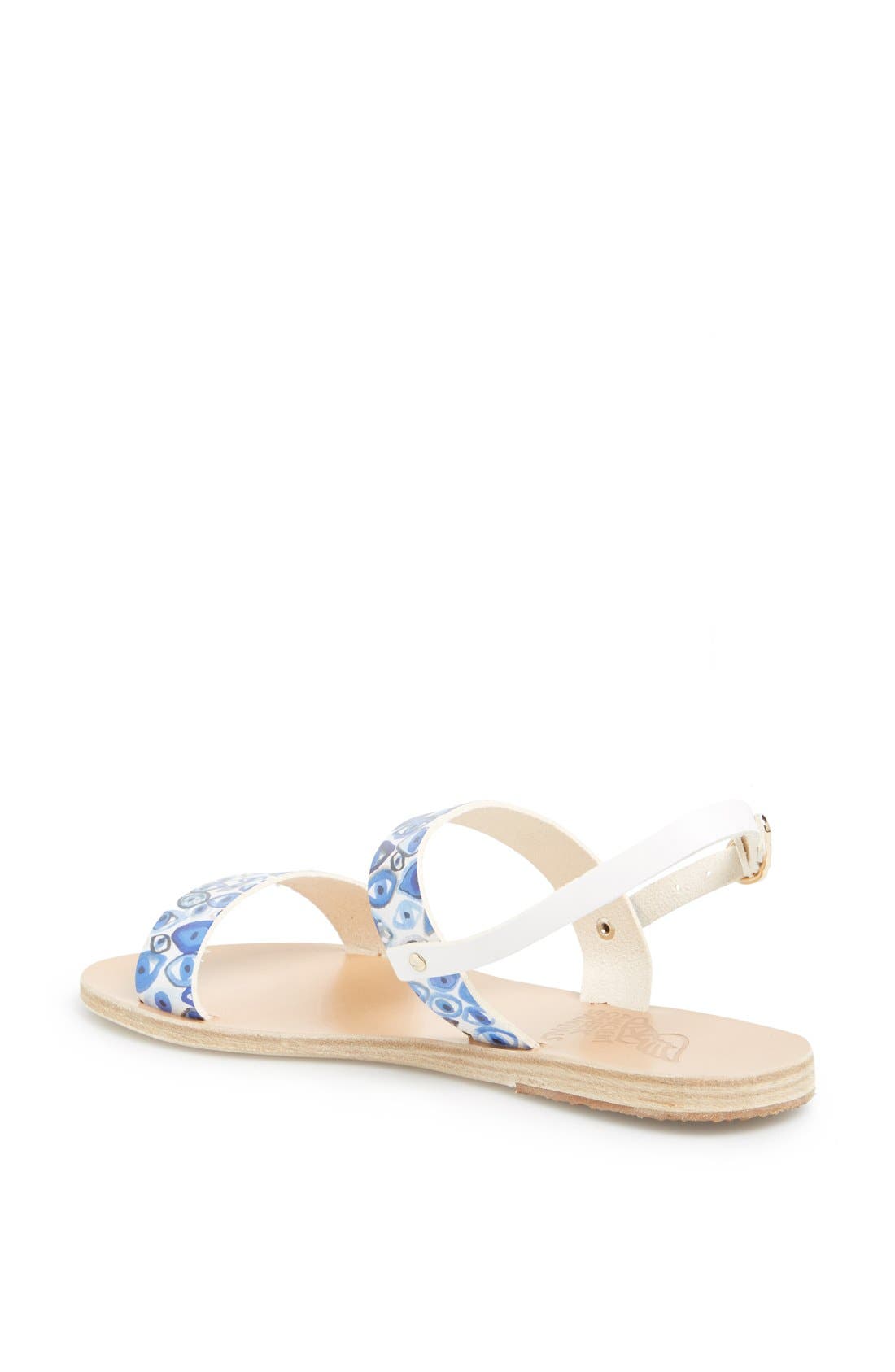 'Clio' Sandal, Alternate, color, EYE PRINT