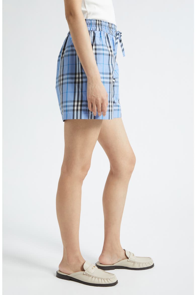 Evelyn Check Shorts, Alternate, color, CORNFLOWER BLUE CHECK