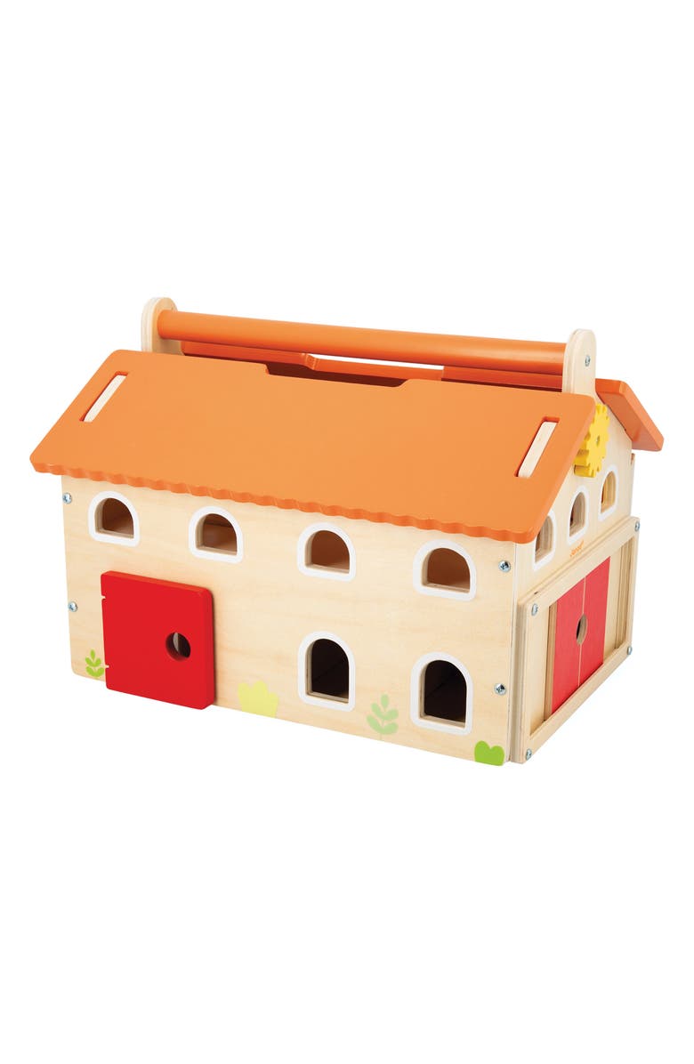 Janod My First Farm Play Set, Alternate, color, Brown