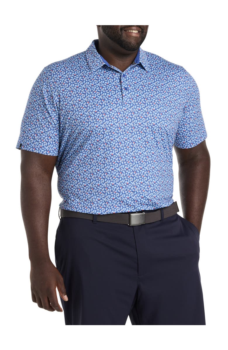 Callaway Big & Tall Polaroid Performance Polo Shirt, Main, color, 