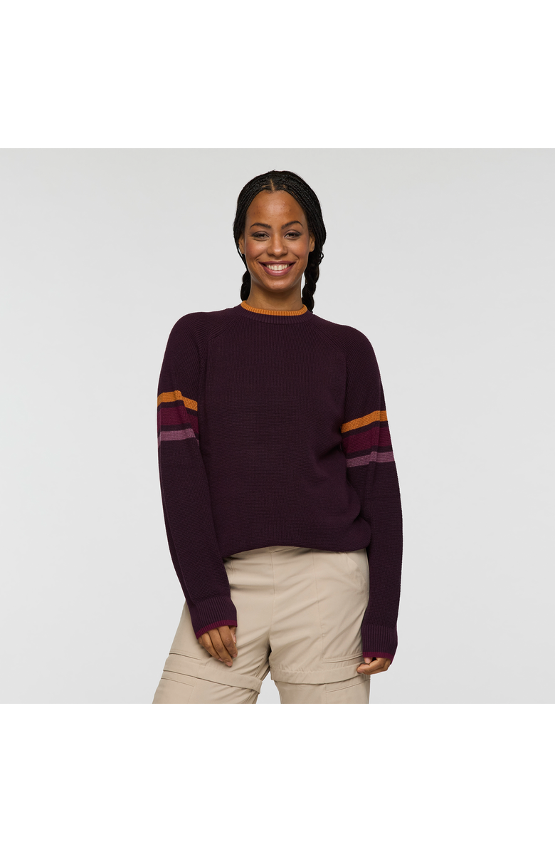 Cotopaxi Libre Waffle Crew Sweater - Women's, Main, color, Blackberry