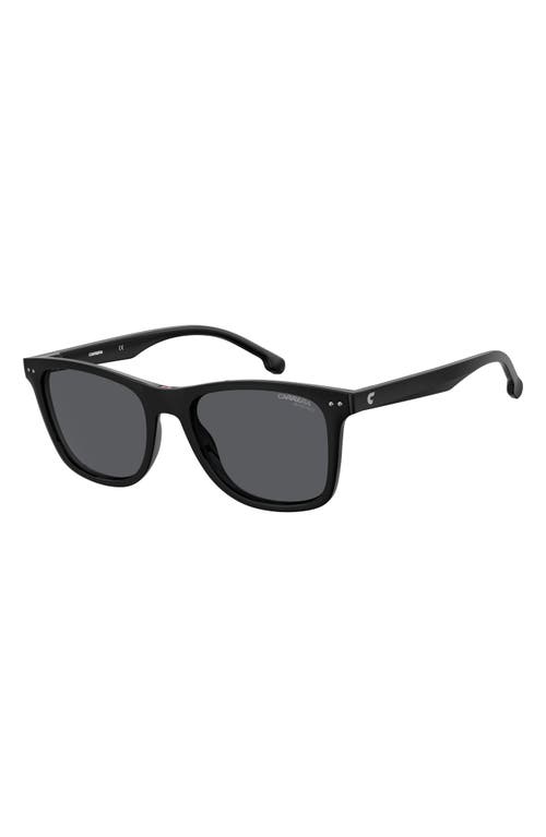 Carrera Eyewear 51mm Rectangle Sunglasses In Black