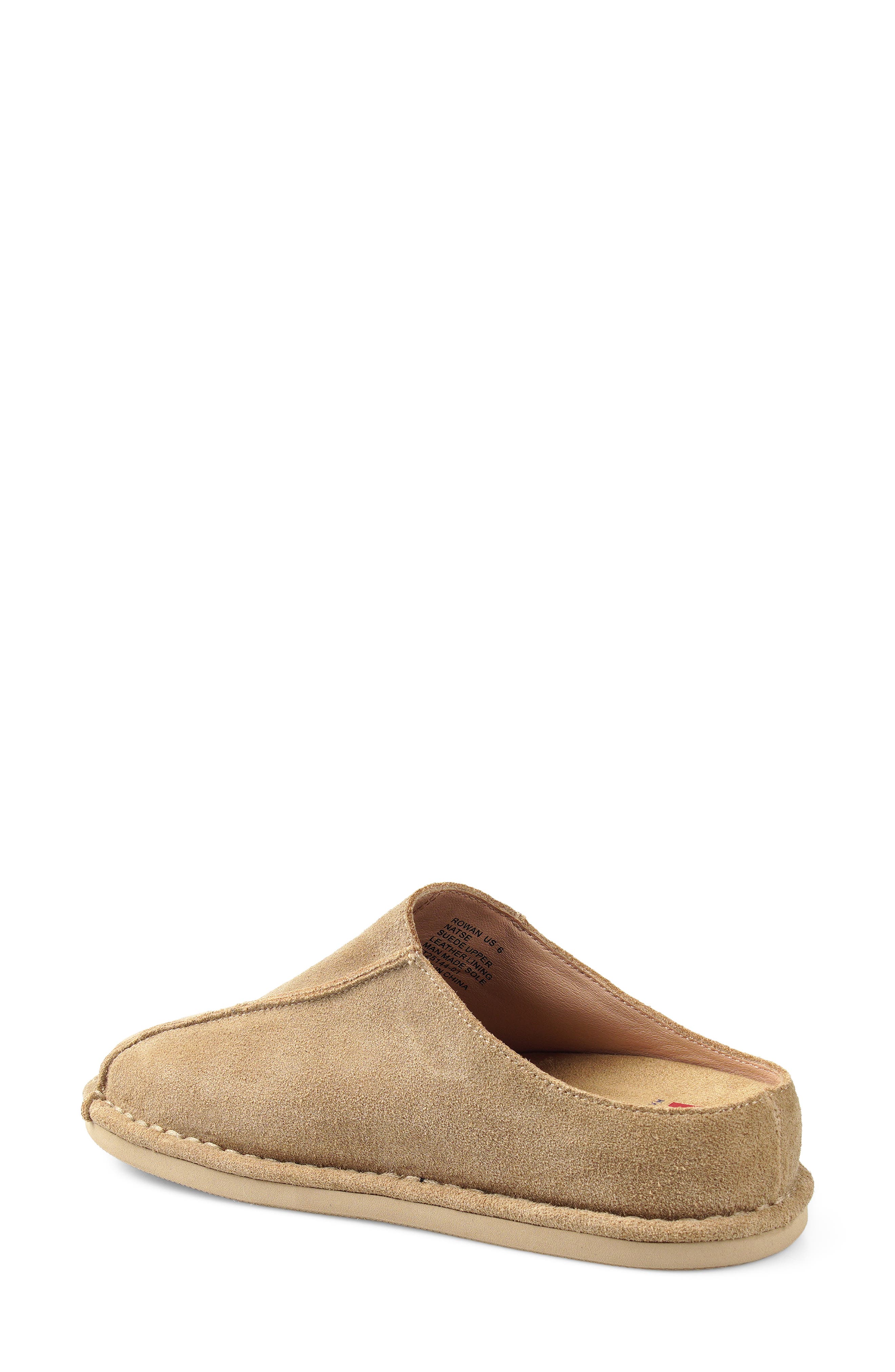 Suede Mule, Alternate, color, NATURAL SUEDE