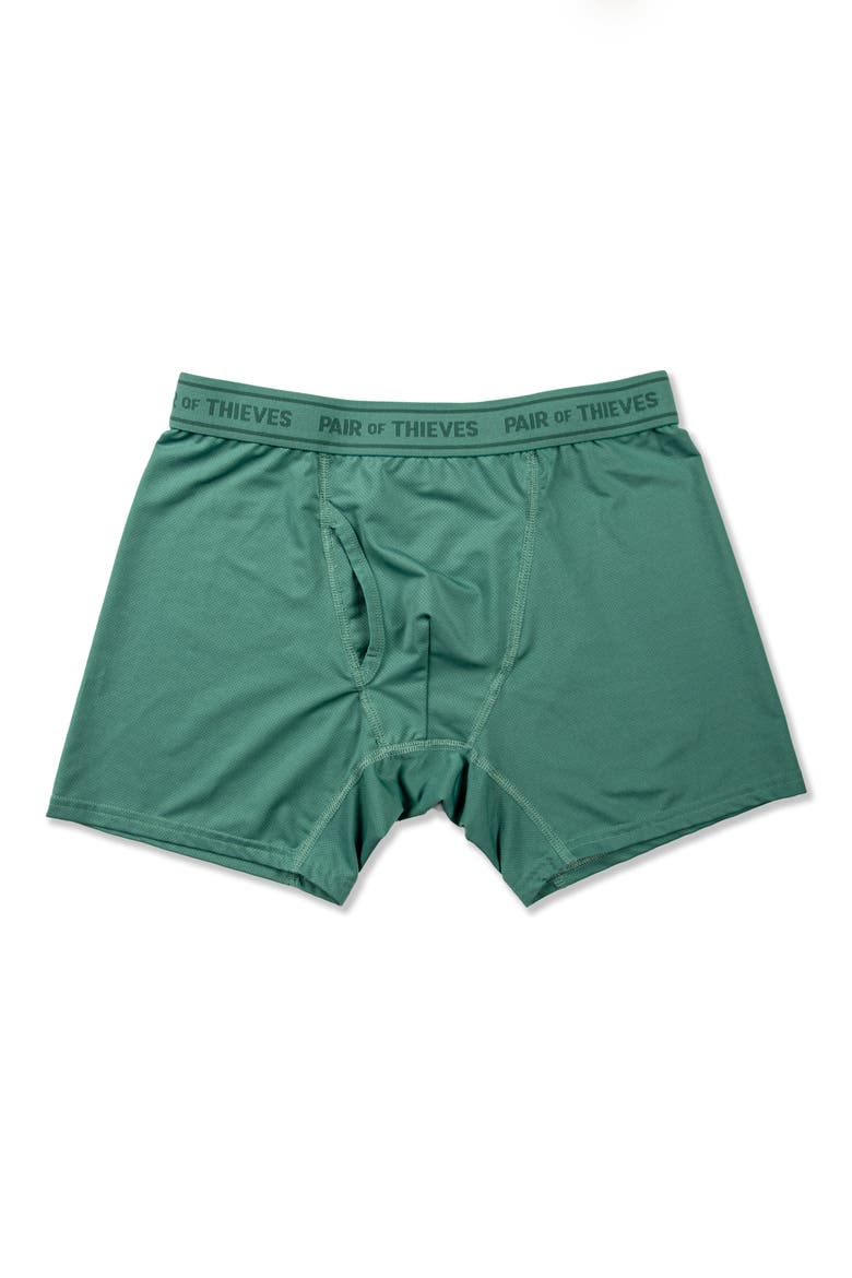 3-Pack Stretch Performance Boxer Briefs, Alternate, color, OIL BLUE