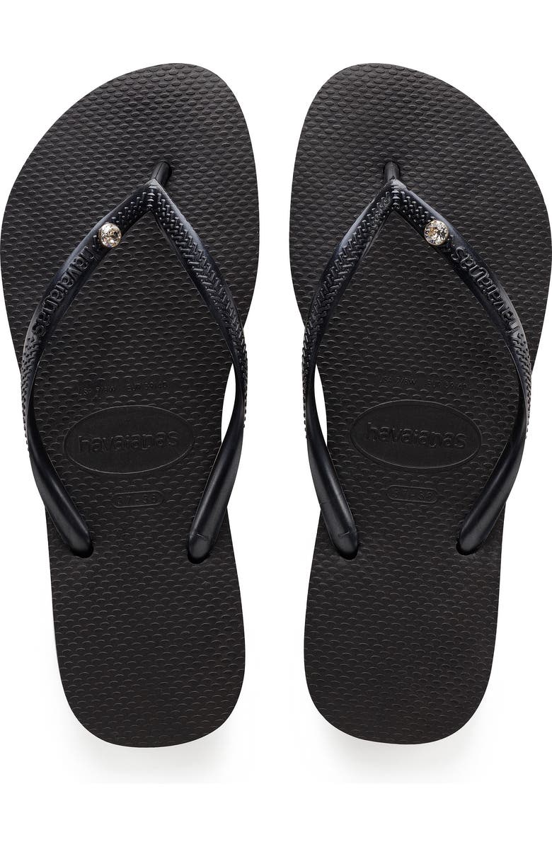 Havaianas 'Slim Crystal Glamour' Flip Flop, Main, color,
