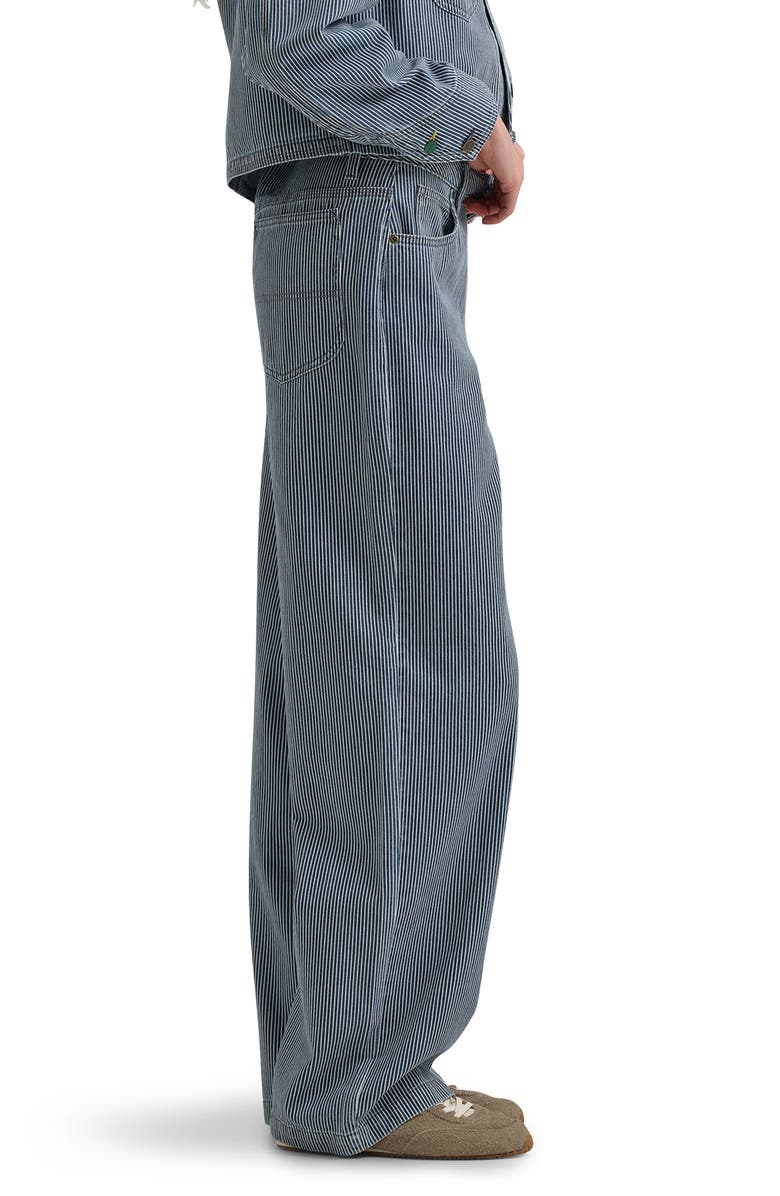 Lee x Crayola Carpenter Straight Leg Jeans, Alternate, color, Railroad Stripe