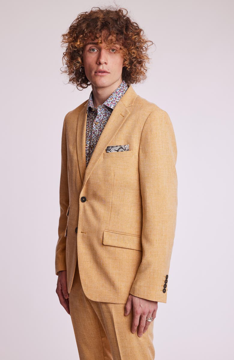 PAISLEY & GRAY Dover Slim Fit Sport Coat, Alternate, color, Mustard Melange