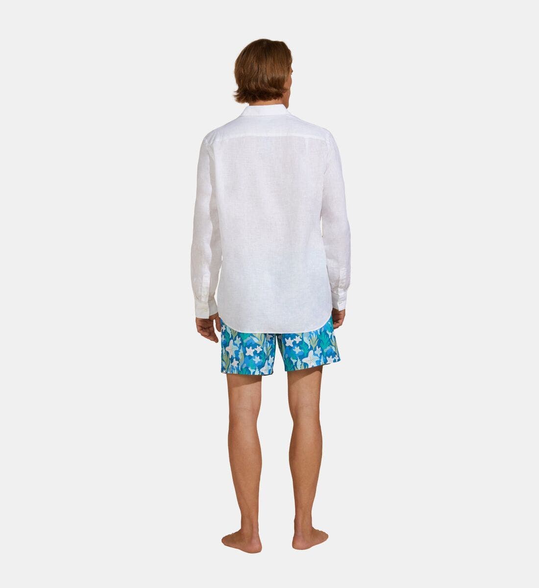 Men's Linen Solid Shirt - image 4