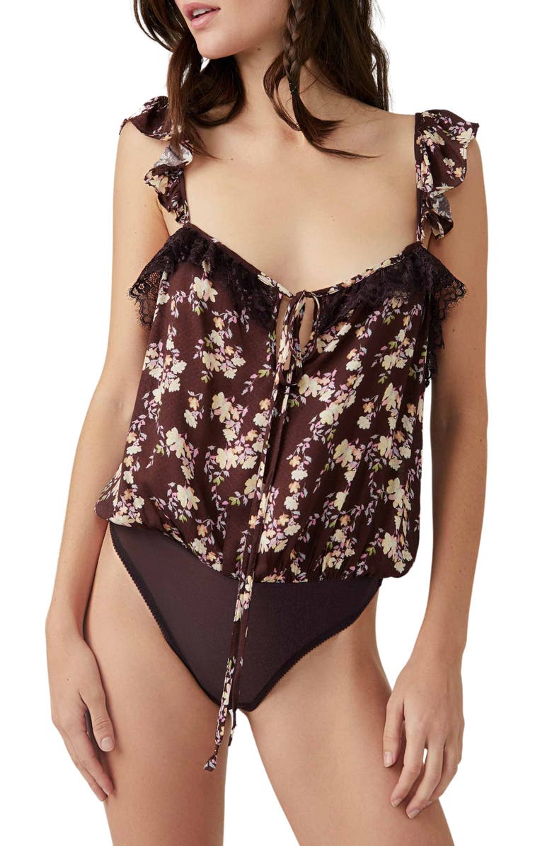 Free People Take It Away Bodysuit, Alternate, color, 